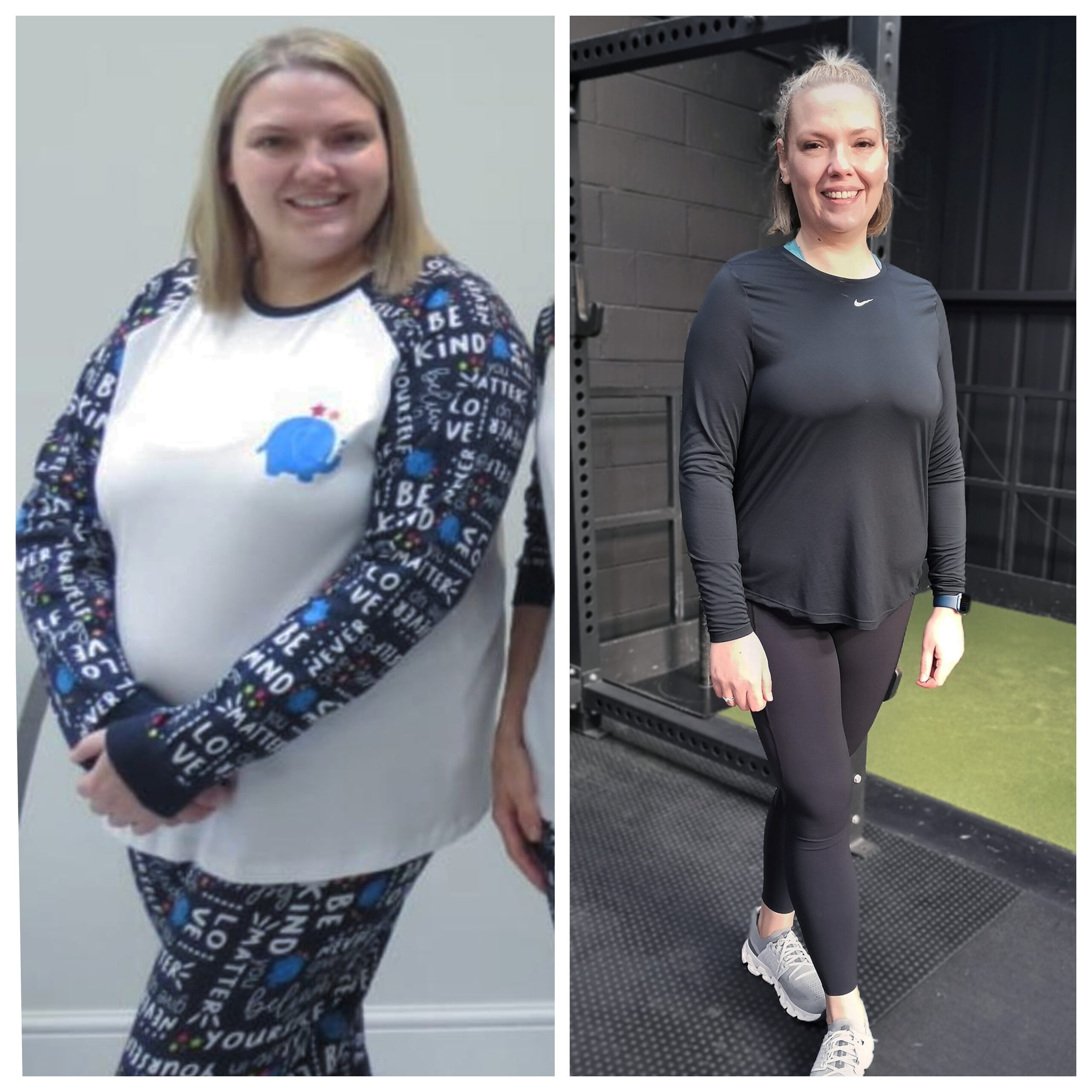 Client Lauren Transformation Picture. Front View. Liverpool Personal Trainer - Chris Walker